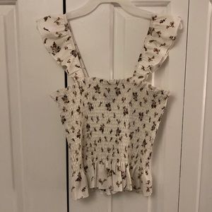 Xs shein floral tank top